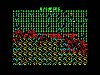 Cellular Automata - Bush Fire