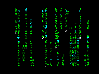 Z80 Digital Rain